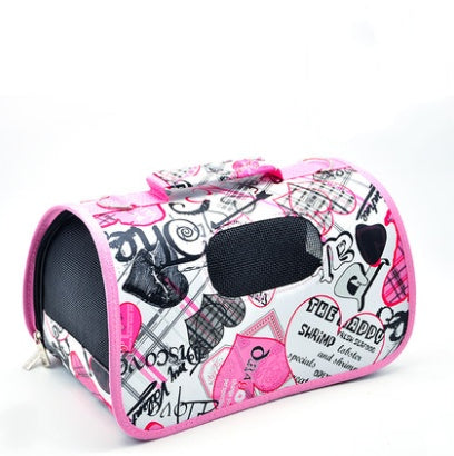 KFX-5774397 Pet Dog Backpack Carrying Bag with Medium Hardness in Various Patterns and Colors