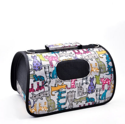 KFX-5774397 Pet Dog Backpack Carrying Bag with Medium Hardness in Various Patterns and Colors