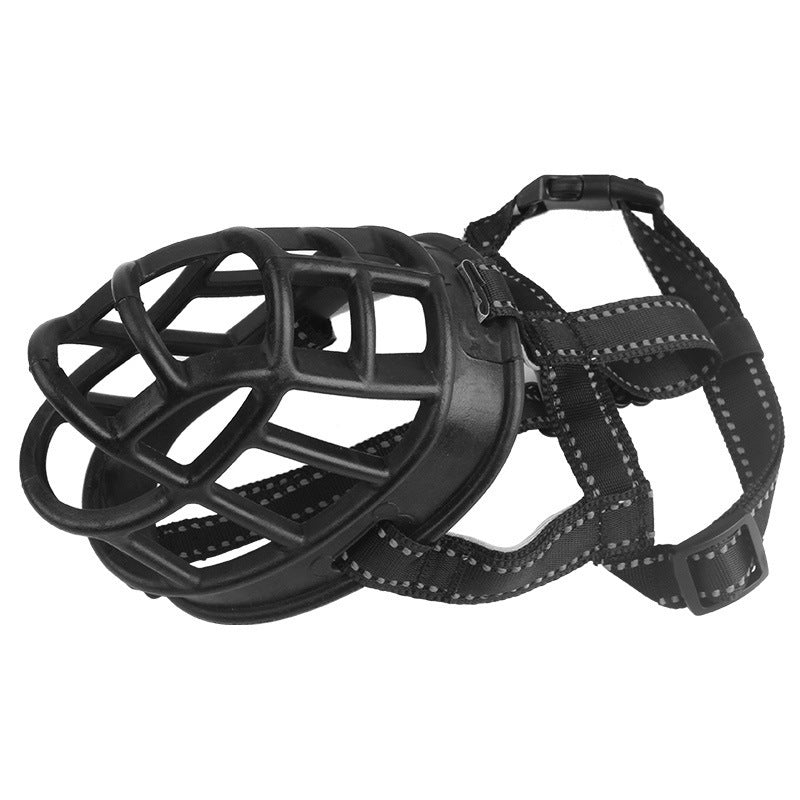KFX-5777597 Silicone Mouth Cover for Medium and Large Dogs - Anti-Eating, Barking, and Biting Mask