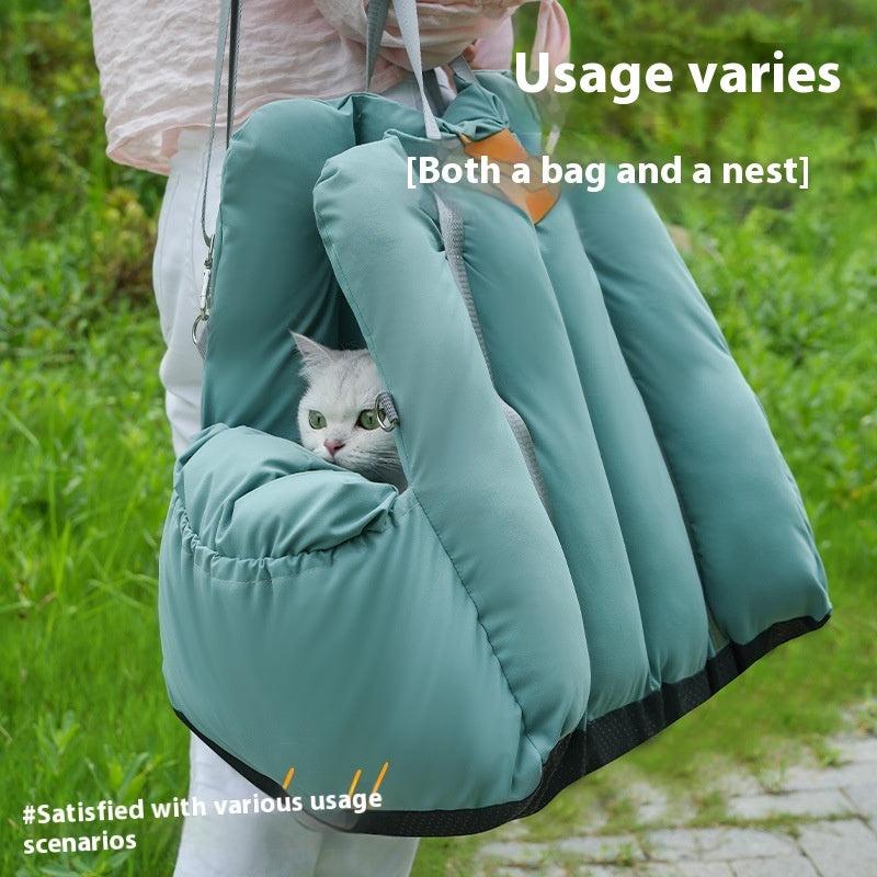 KFX-5777981 Cozy Car Cat Nest for Travel and Home Use