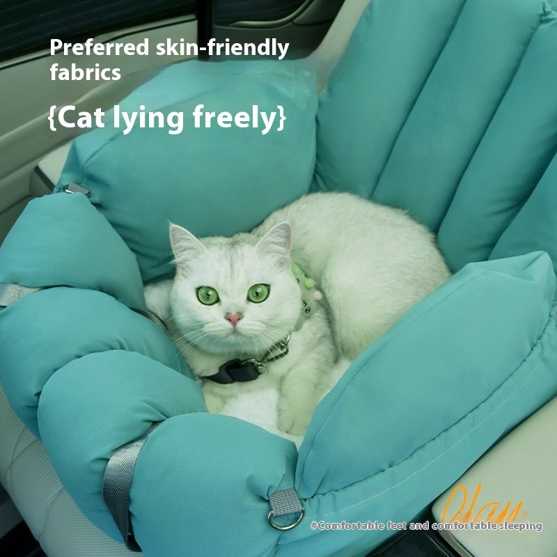 KFX-5777981 Cozy Car Cat Nest for Travel and Home Use