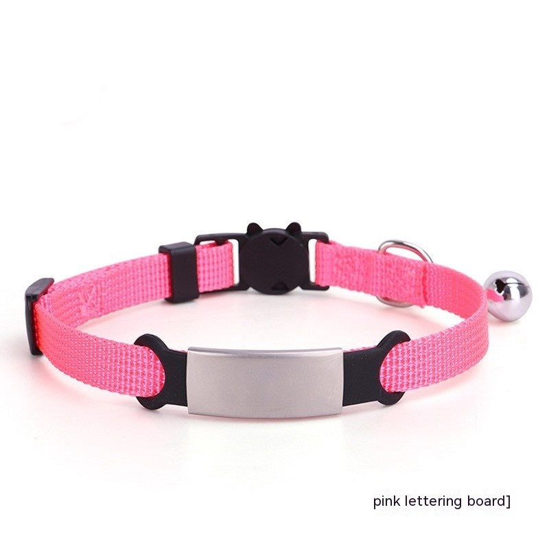 KFX-5779773 Colorful Cat Collar with Detachable Buckle - 8 Shades Available, 1.0 * 30CM