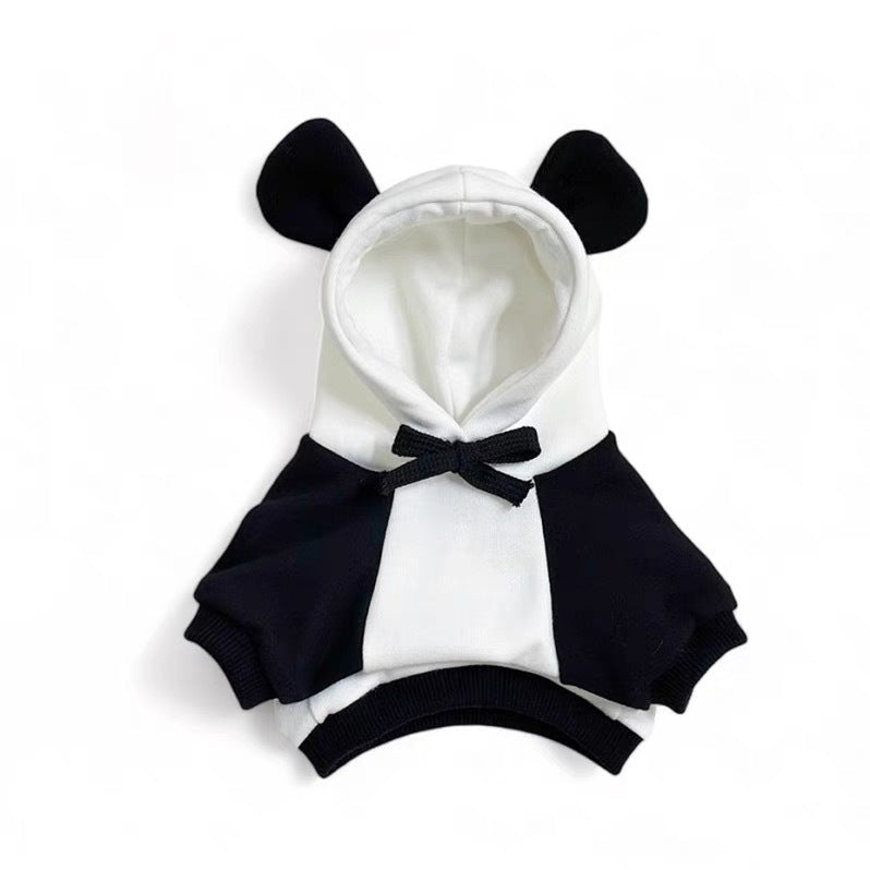 KFX-5784253 Cute Panda Cotton Stretch Pet Clothes for Dogs and Cats - Sizes XS to XXL