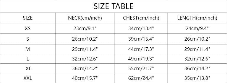 KFX-5784253 Cute Panda Cotton Stretch Pet Clothes for Dogs and Cats - Sizes XS to XXL