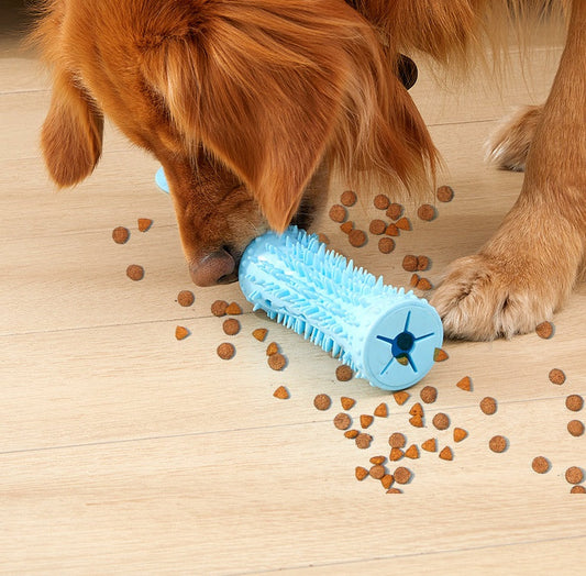 KFX-5784509 Dog Chew Food Dispenser with Suction Cup for Fun Tugging and Biting Play, TPR Material, 44cm Length