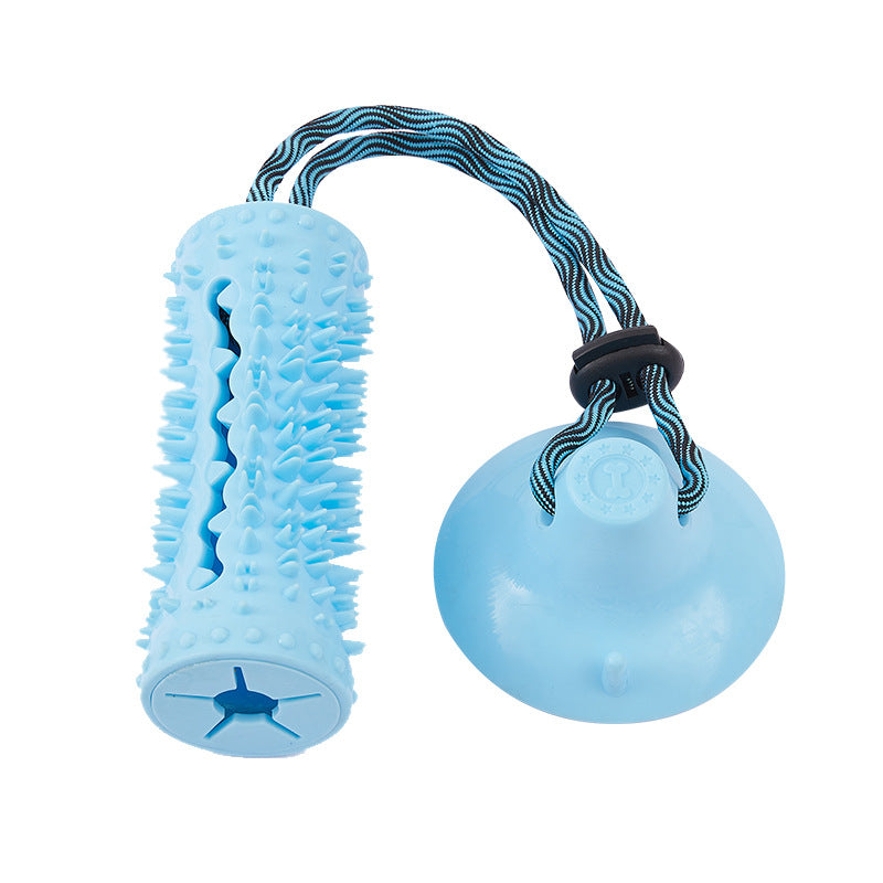 KFX-5784509 Dog Chew Food Dispenser with Suction Cup for Fun Tugging and Biting Play, TPR Material, 44cm Length