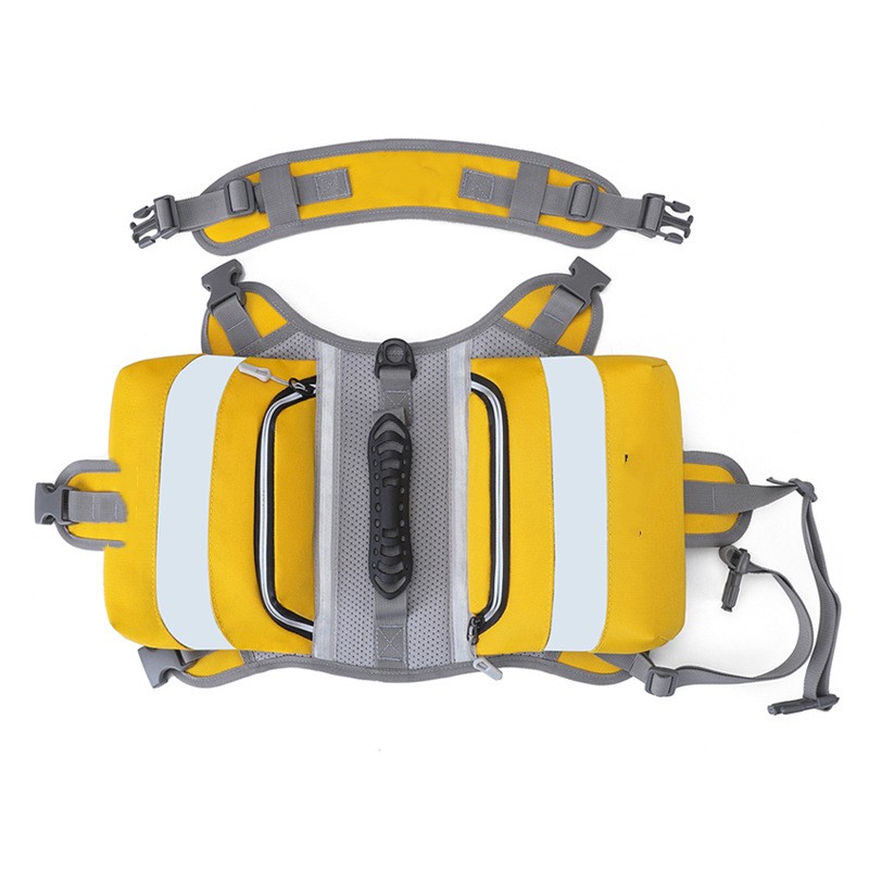 KFX-5785917 Outdoor Large Dog Backpack - Adjustable Oxford Cloth Pet Carrier in Various Colors