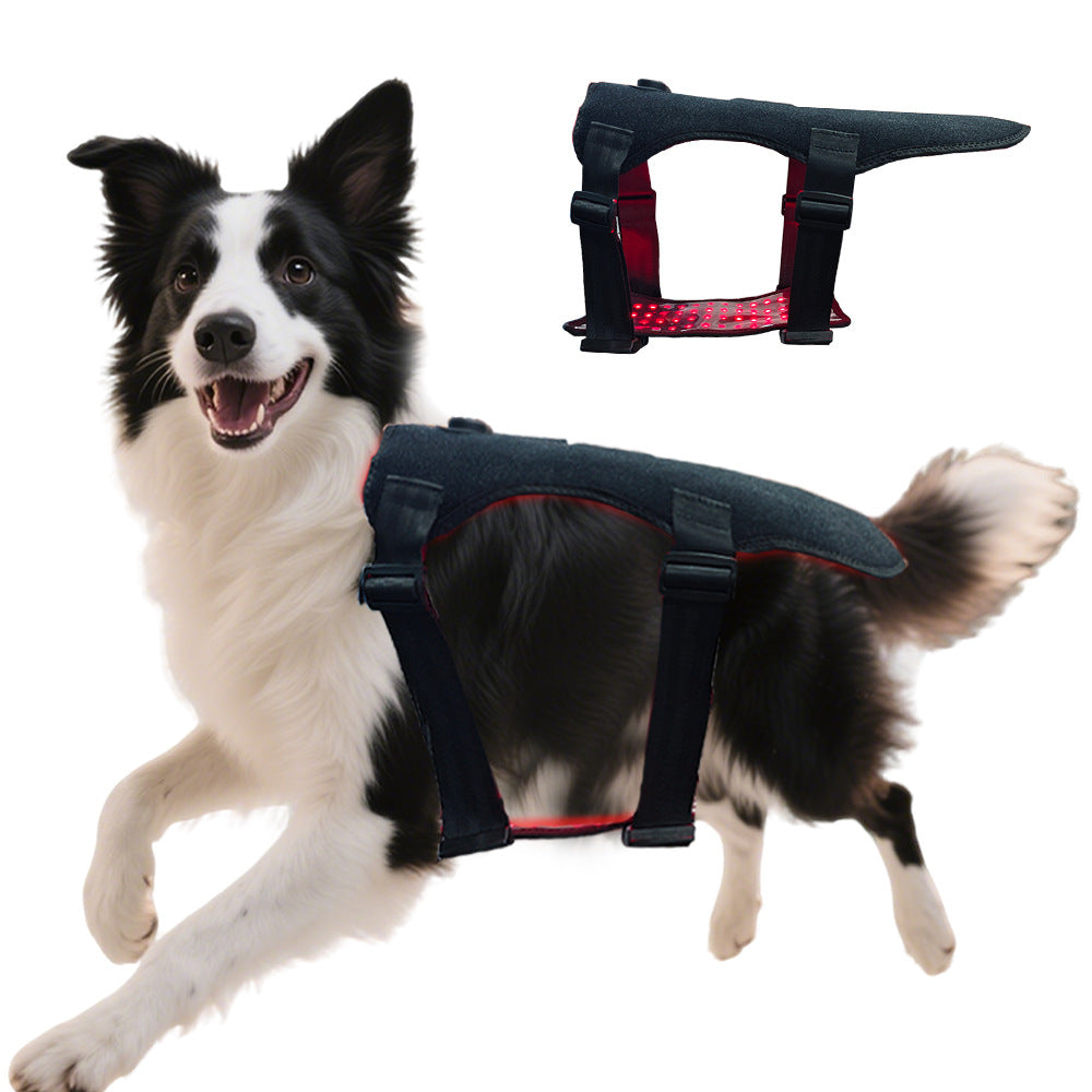 KFX-5788733 Red-Light Infrared Therapeutic Heating Fabric for Dogs - 5W, 120° Effective Range, 40 Lamp Beads