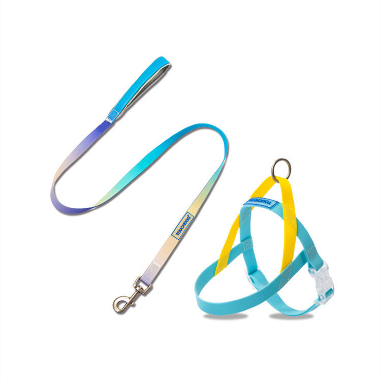 KFX-5789245 Gradient PVC Pet Traction Rope - Durable and Comfortable for Small and Medium Dogs