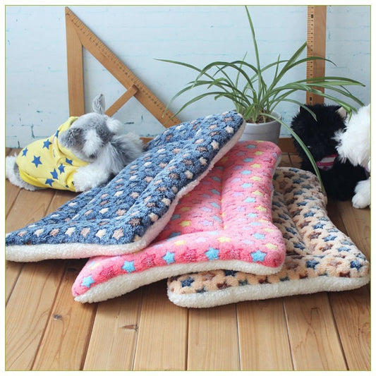 KFX-5791293 Waterproof Suede Plush Mat for Cats and Dogs - Leakproof Sheepskin and Wool Design
