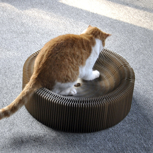 KFX-5795389 Foldable Large Corrugated Cat Scratching Board – Eco-Friendly Claw Sharpener for All Cats
