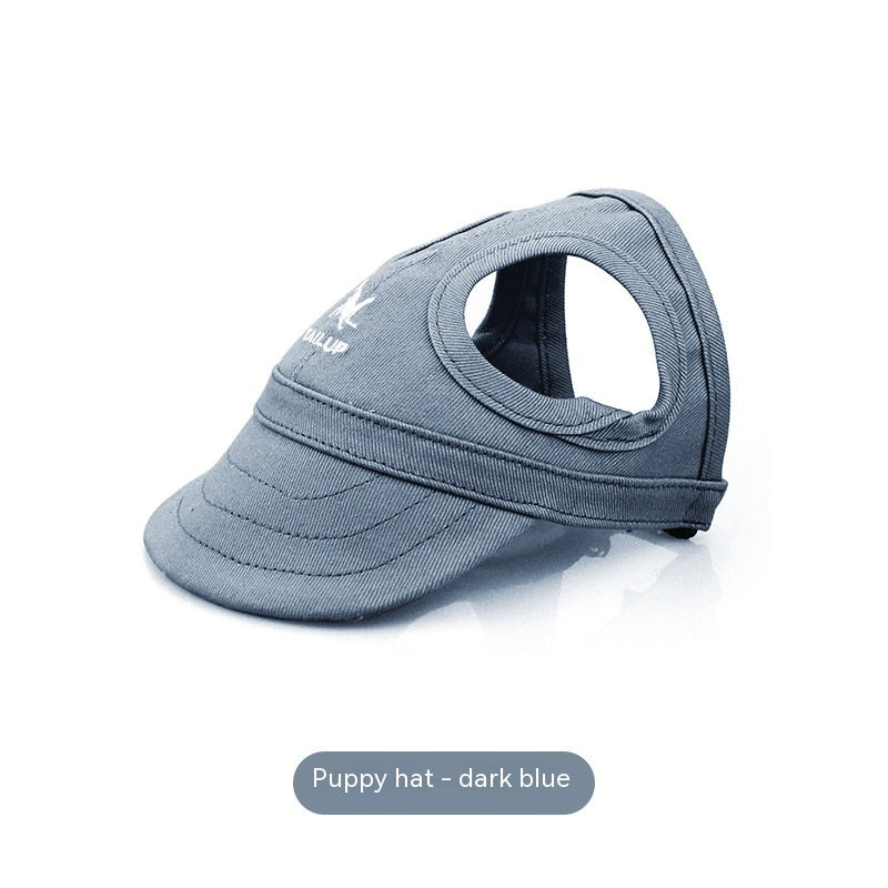 KFX-5795773 Pet Baseball Cap for Dogs - Stylish Canvas Hat in Various Colors and Sizes