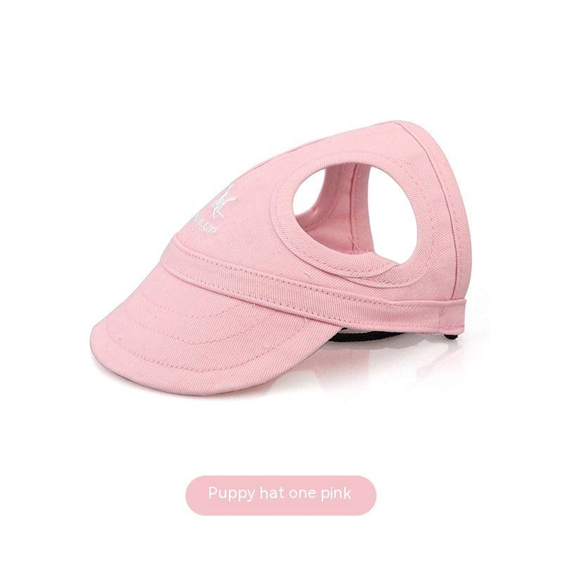 KFX-5795773 Pet Baseball Cap for Dogs - Stylish Canvas Hat in Various Colors and Sizes