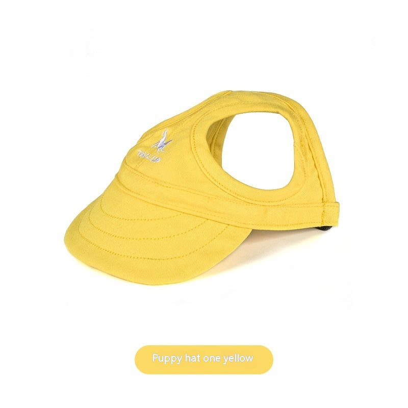 KFX-5795773 Pet Baseball Cap for Dogs - Stylish Canvas Hat in Various Colors and Sizes