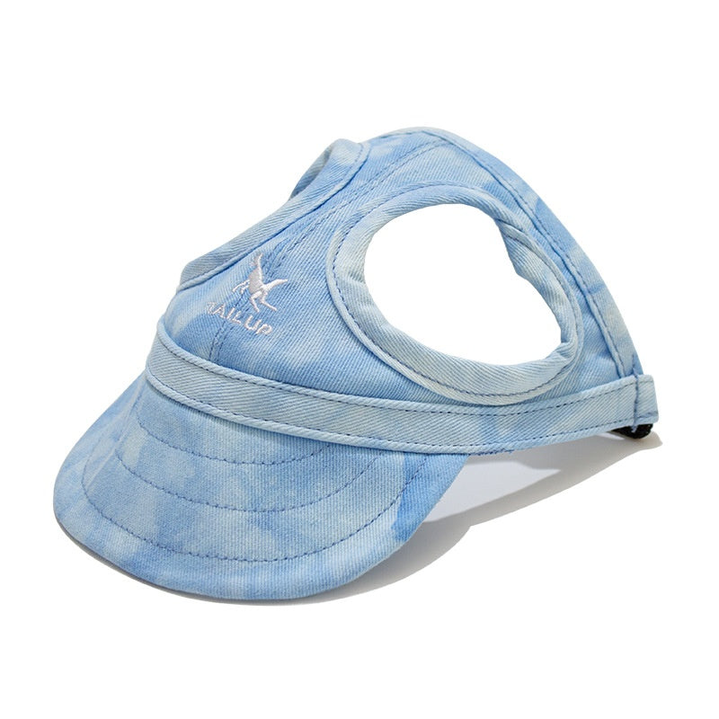 KFX-5795773 Pet Baseball Cap for Dogs - Stylish Canvas Hat in Various Colors and Sizes