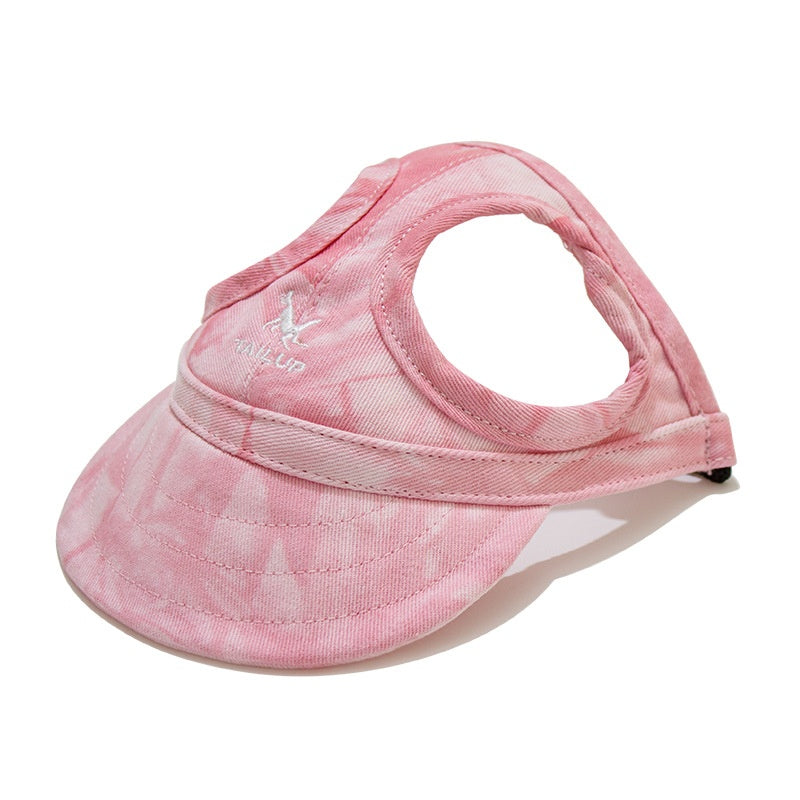 KFX-5795773 Pet Baseball Cap for Dogs - Stylish Canvas Hat in Various Colors and Sizes