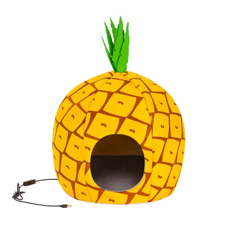 KFX-5799229 Electrically Heated Plush Cat Litter Pad for Pets Up to 15 Pounds - 50x65cm