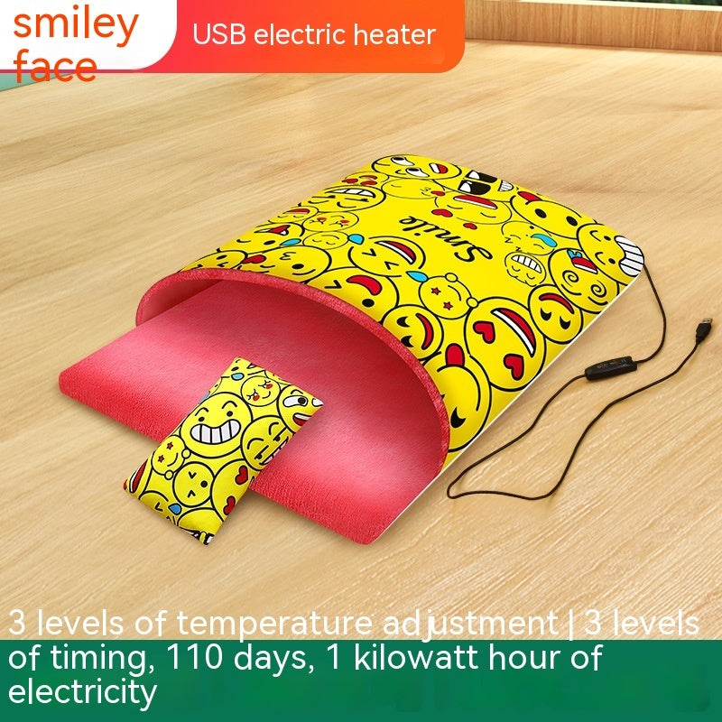 KFX-5799229 Electrically Heated Plush Cat Litter Pad for Pets Up to 15 Pounds - 50x65cm