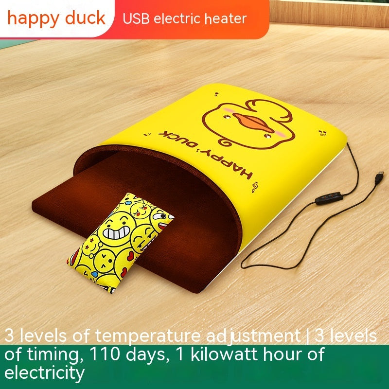 KFX-5799229 Electrically Heated Plush Cat Litter Pad for Pets Up to 15 Pounds - 50x65cm