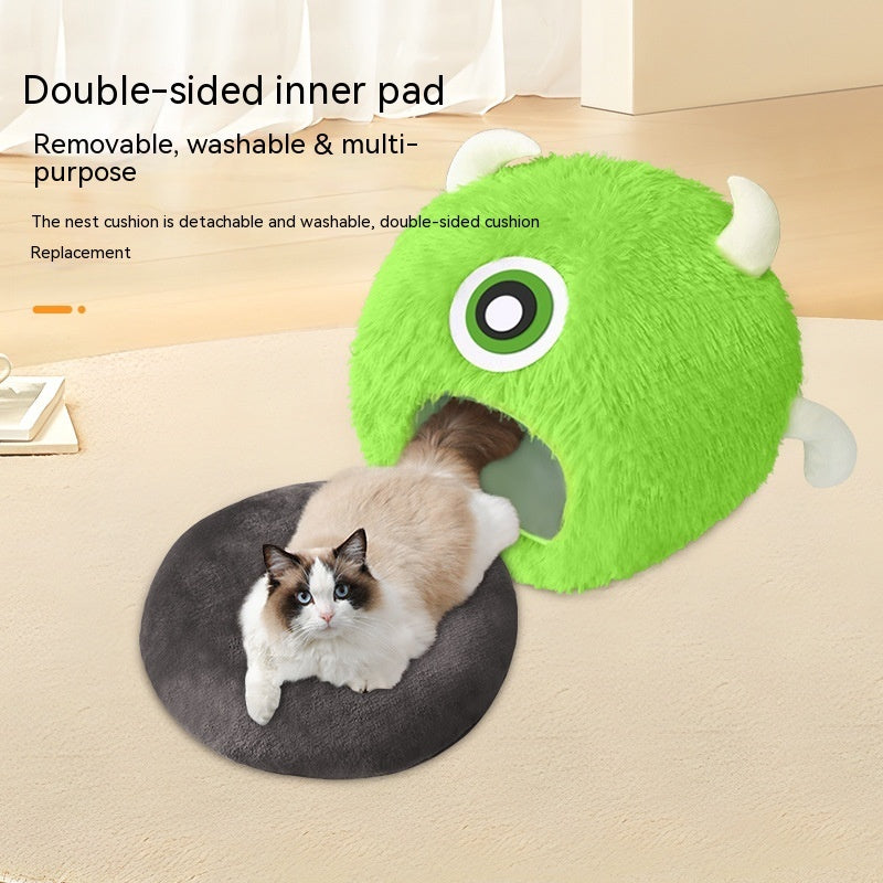 KFX-5799229 Electrically Heated Plush Cat Litter Pad for Pets Up to 15 Pounds - 50x65cm