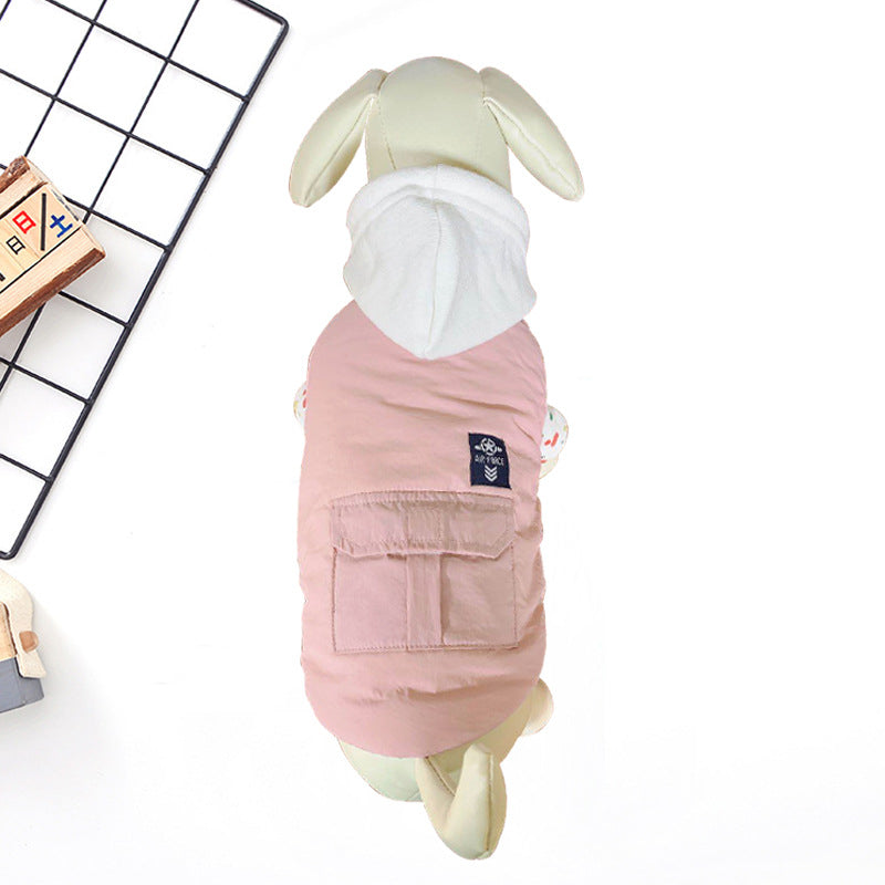 KFX-5799357 Casual Cotton Vest for Dogs - Available in Black, Red, and Pink, Sizes S to XXL