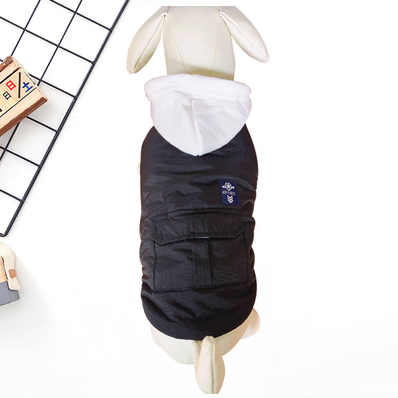 KFX-5799357 Casual Cotton Vest for Dogs - Available in Black, Red, and Pink, Sizes S to XXL