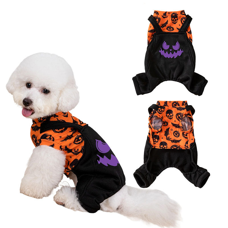KFX-5800765 Creative Halloween Costume for Dogs - Polyester Outfit in Various Sizes