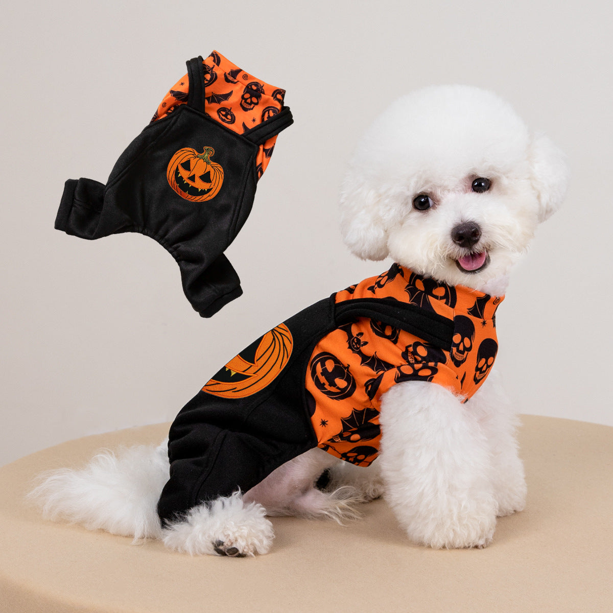 KFX-5800765 Creative Halloween Costume for Dogs - Polyester Outfit in Various Sizes