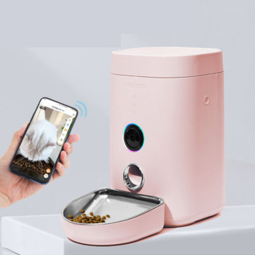 KFX-5801149 Smart Automatic Pet Feeder for Dogs and Cats, Multiple Colors Available, 6L and 3.6L Capacity