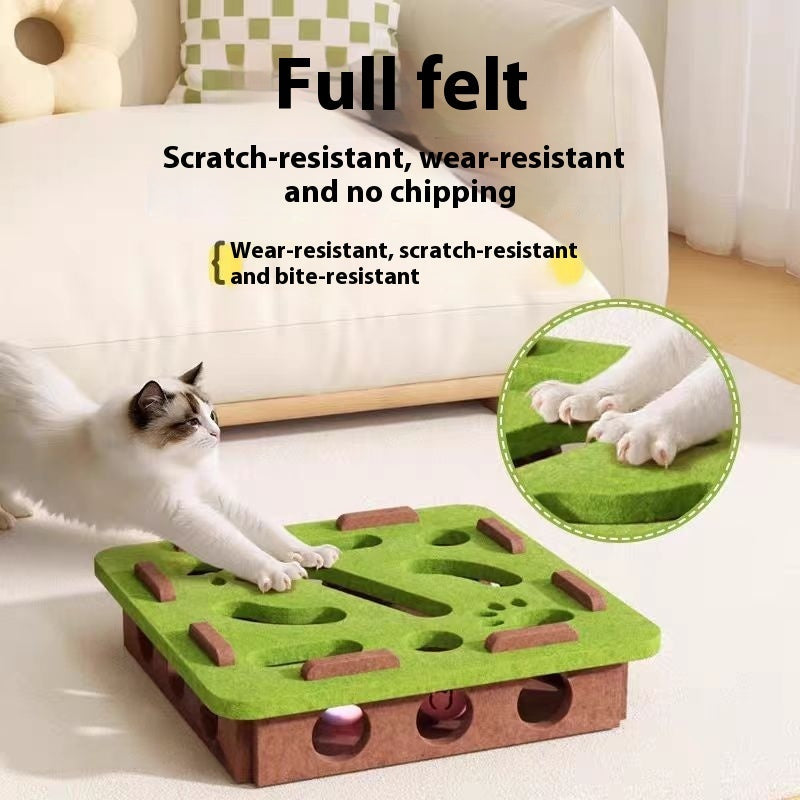 KFX-5802429 Cat Toy Set with Flower Shape Design and Bells - Fun Relief Play for Cats