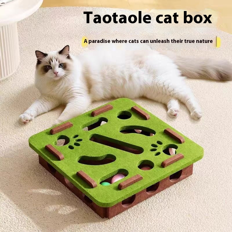 KFX-5802429 Cat Toy Set with Flower Shape Design and Bells - Fun Relief Play for Cats