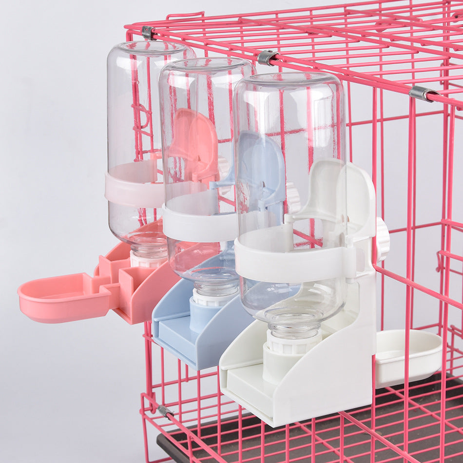 KFX-5806781 Pet Automatic Drinking Fountain - Multifunctional Water Dispenser in Blue, Pink, and White, PP Material