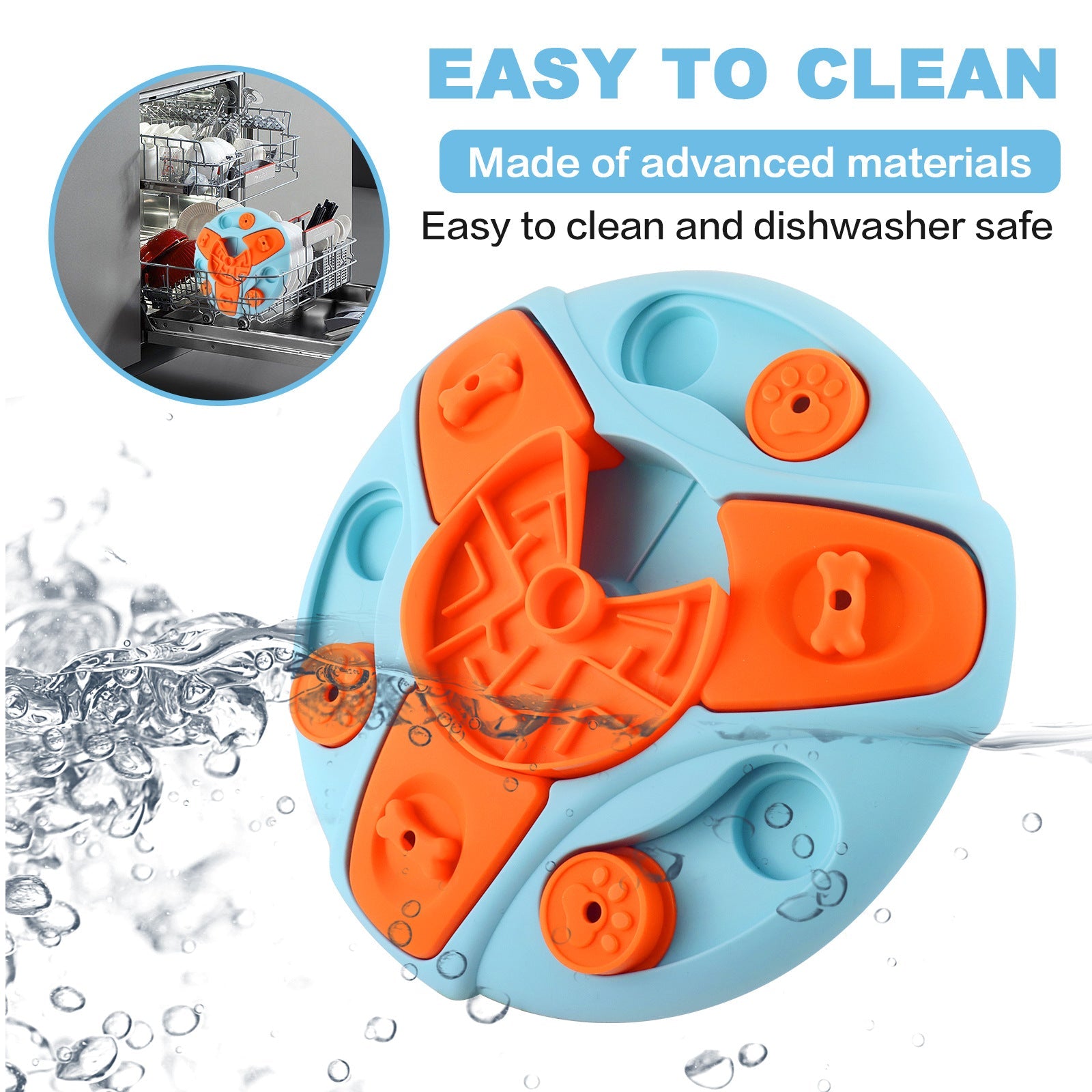 KFX-5808189 Interactive Dog Puzzle Feeder Toy for Cognitive Development and Reduced Destructive Behaviors