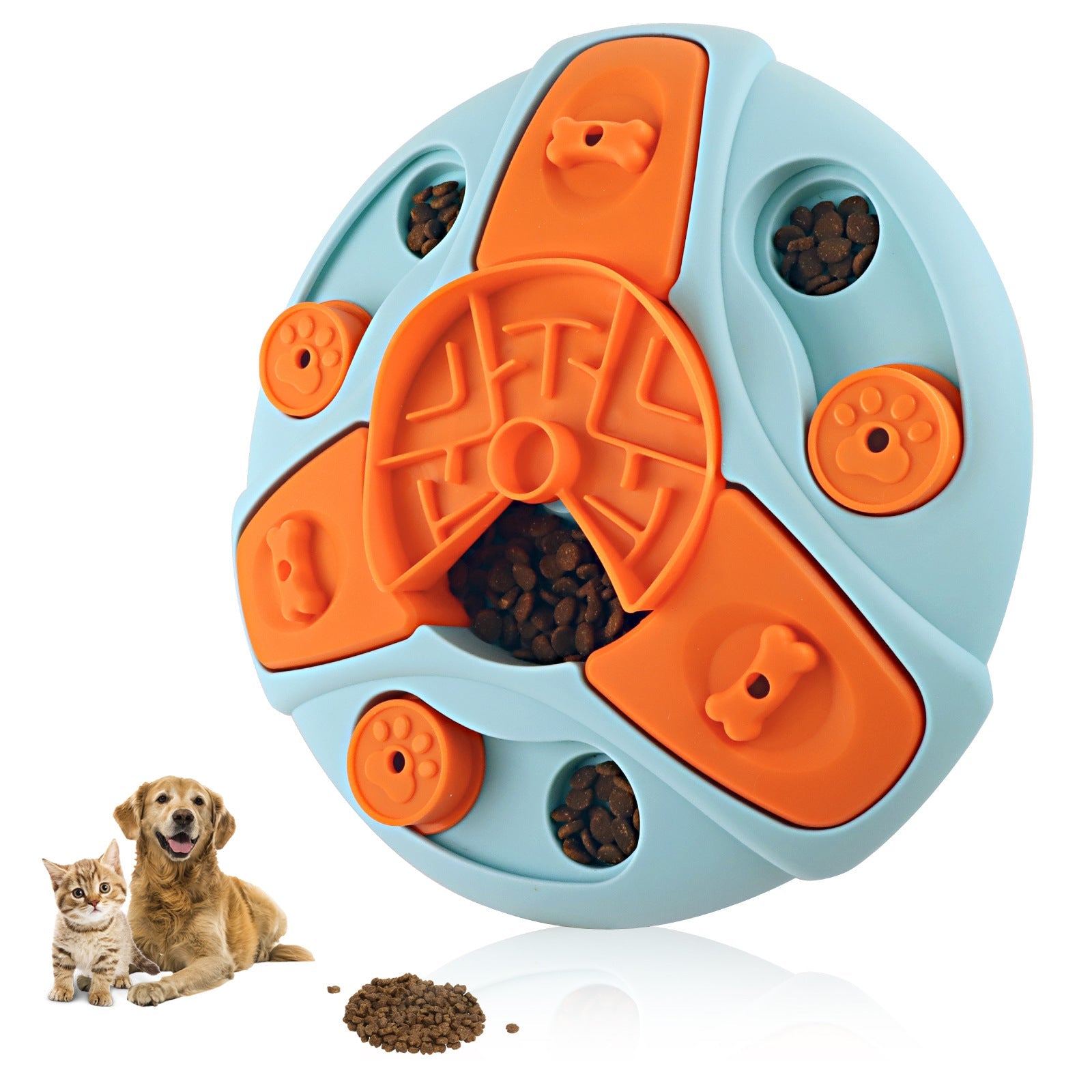 KFX-5808189 Interactive Dog Puzzle Feeder Toy for Cognitive Development and Reduced Destructive Behaviors