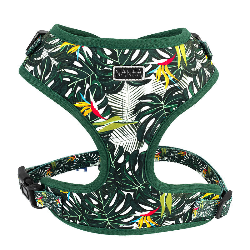 KFX-5815741 Adjustable Pet Harness Set with Leash, Collar, Bow, and Accessories