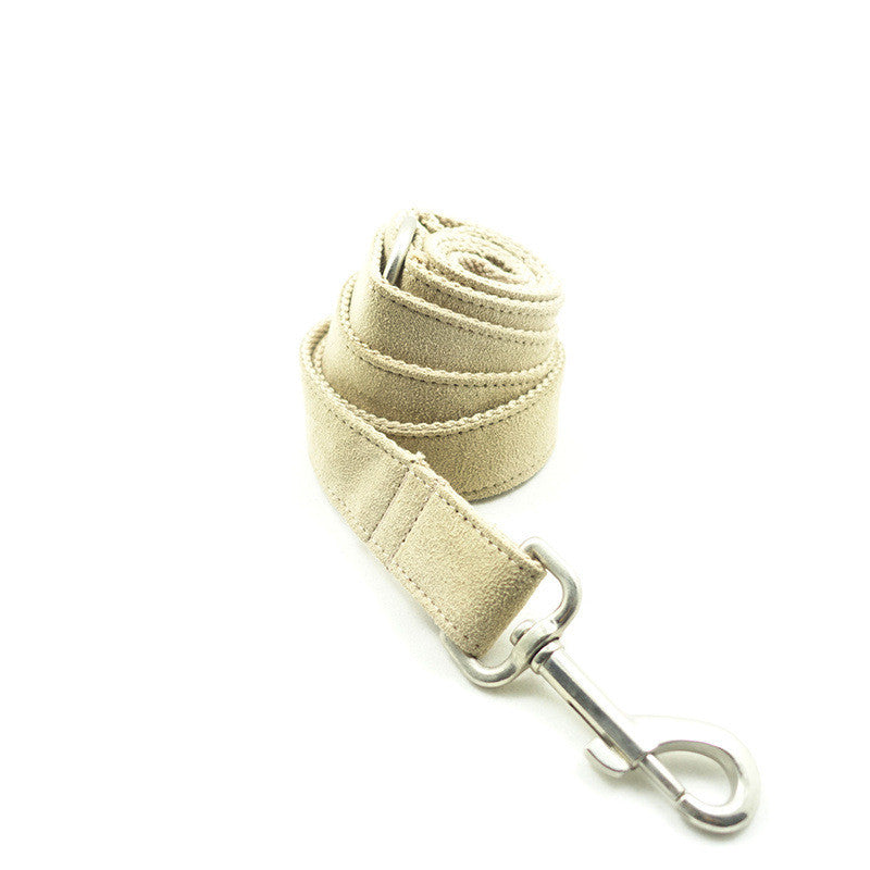 KFX-5816253 Adjustable Polyester Dog Drawstring Traction Belt in Naked Velvet Color