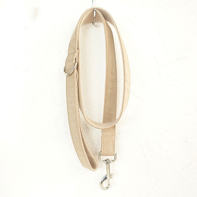 KFX-5816253 Adjustable Polyester Dog Drawstring Traction Belt in Naked Velvet Color