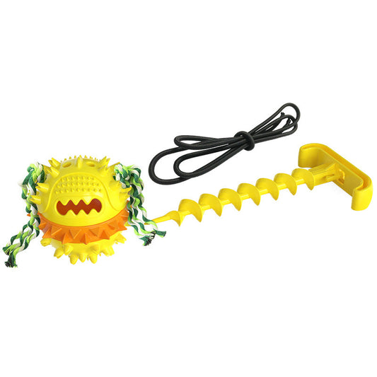 KFX-5817277 Outdoor Dog Ground Nail with Tying Rope for Enhanced Traction and Stability