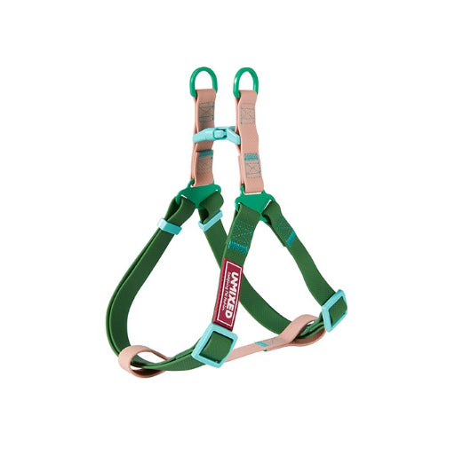 KFX-5817917 Waterproof Stain-Resistant Dog Collar Set with Hand Holding Rope and Chest/Back Support - Size M & S
