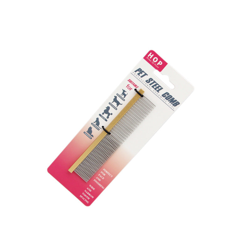 KFX-5818045 Stainless Steel Needle Comb in Pink, Gold, and Purple - Small and Medium Sizes