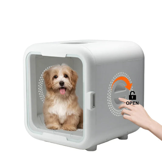 KFX-581971 Eco-Friendly Automatic Pet Hair Dryer Box for Dogs and Cats - Low Noise Design, Suitable for Small Animals