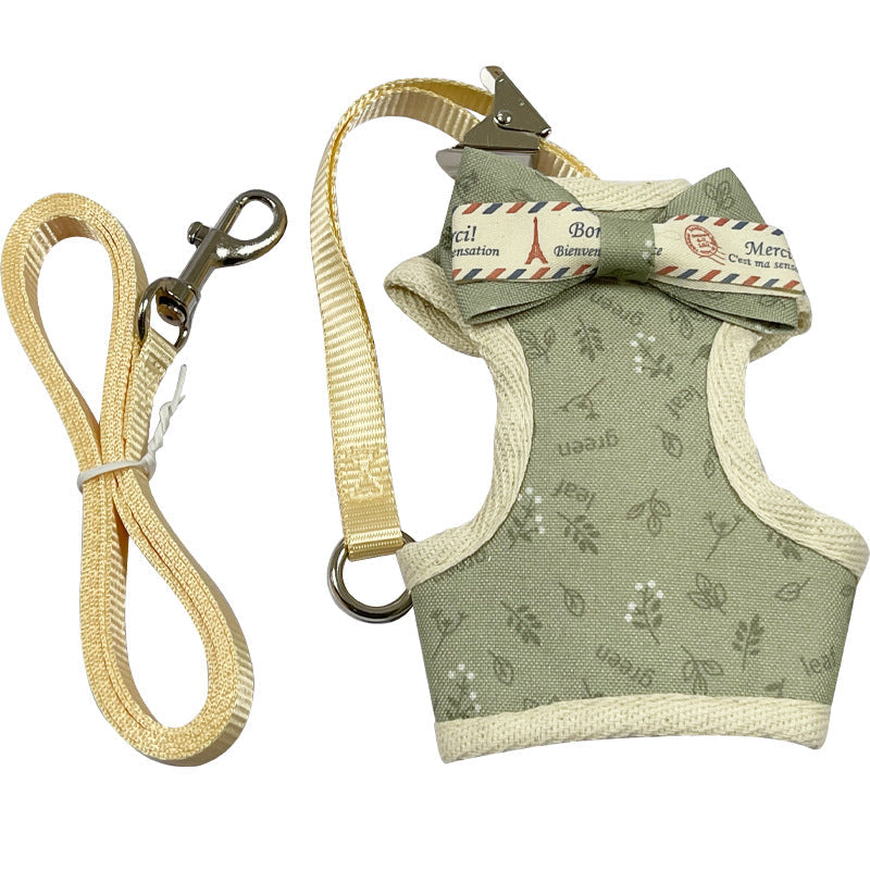 KFX-5821501 Adjustable Anti-Slip Pet Traction Vest with 1.2m Rope in Various Colors