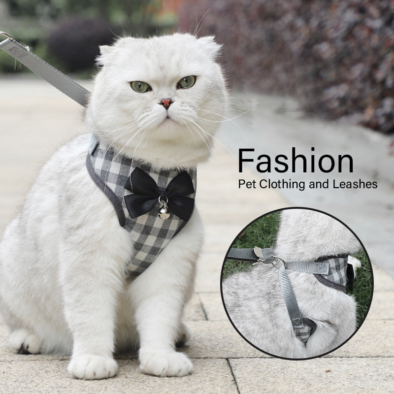 KFX-5821501 Adjustable Anti-Slip Pet Traction Vest with 1.2m Rope in Various Colors