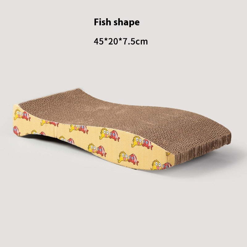 KFX-5828157 Cat Scratch Board - Corrugated Paper with Catnip, Various Fun Shapes