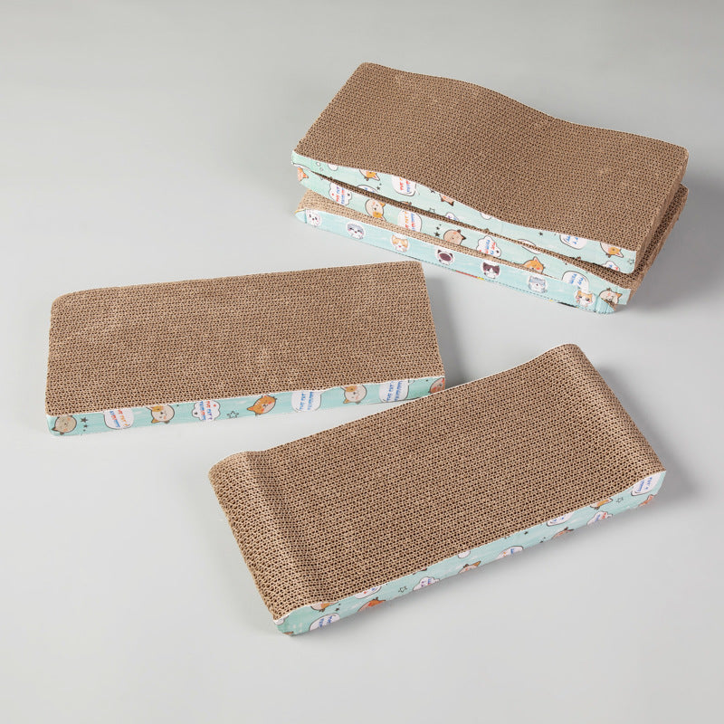 KFX-5828157 Cat Scratch Board - Corrugated Paper with Catnip, Various Fun Shapes
