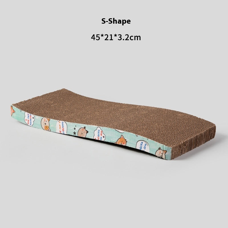 KFX-5828157 Cat Scratch Board - Corrugated Paper with Catnip, Various Fun Shapes