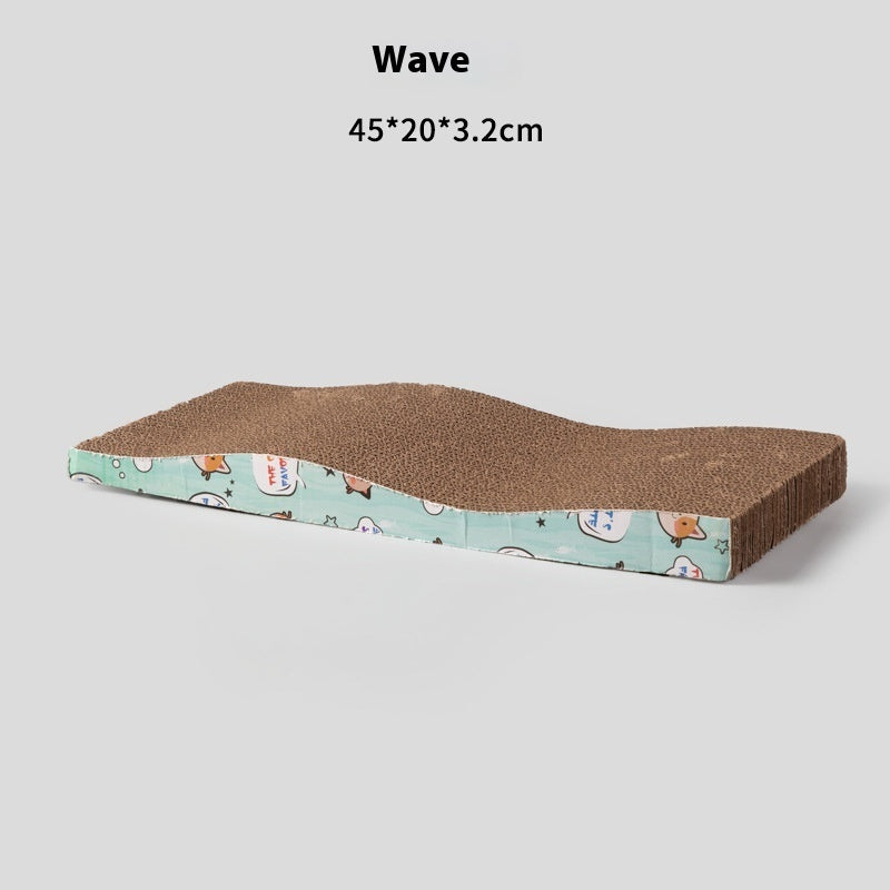 KFX-5828157 Cat Scratch Board - Corrugated Paper with Catnip, Various Fun Shapes