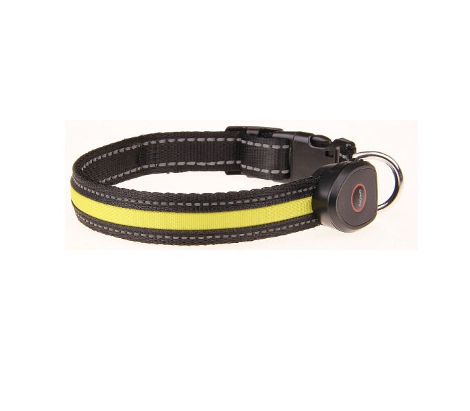 KFX-5829949 Luminous Dog Collar with Adjustable Lengths (S: 28CM-40CM, M: 33CM-50CM, L: 38CM-60CM)