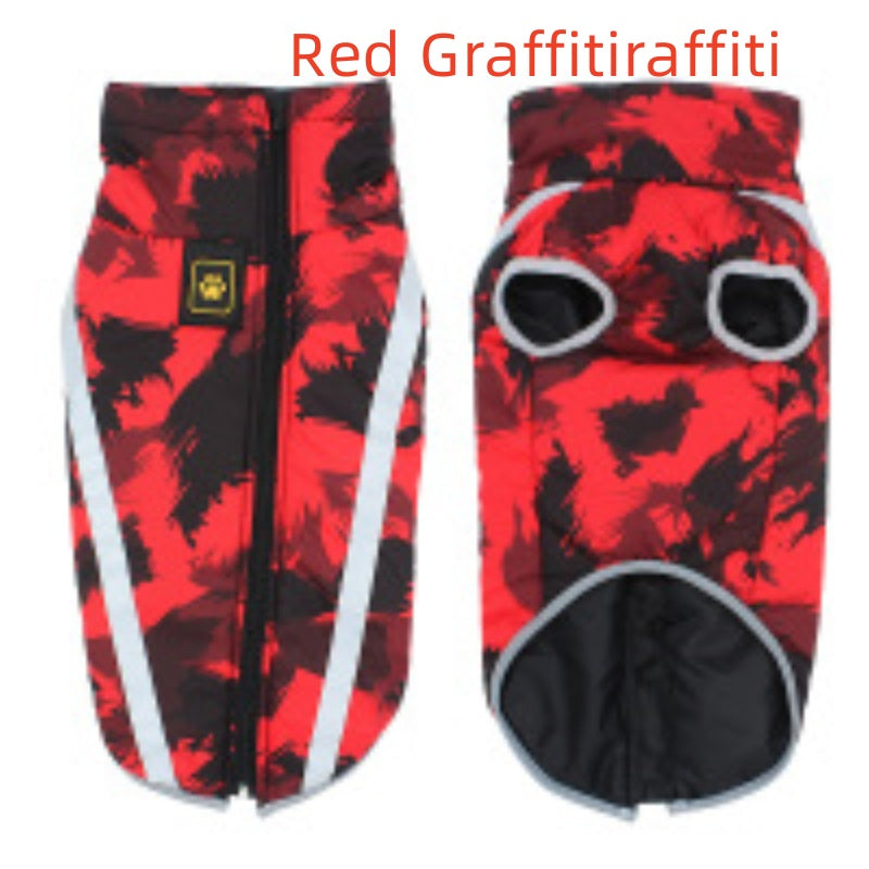 KFX-5832125 Warm Casual Dog Clothes Made of Polyester and PP Cotton for All Breeds