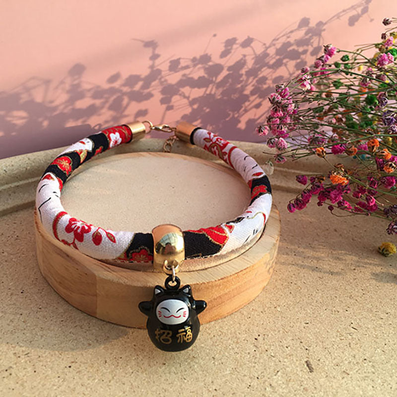 KFX-5835709 Striped Nylon Collars for Cats and Dogs - Multiple Sizes Available
